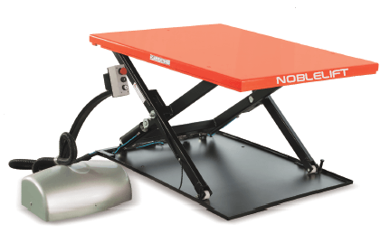 HTF Electric Low Profile Single Scissor Lift Table - Stationary